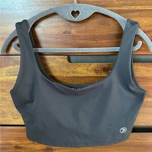 SAVVI Black Dez Bra Crop Top Tank Size Medium